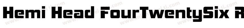 Hemi Head FourTwentySix Regular字体转换